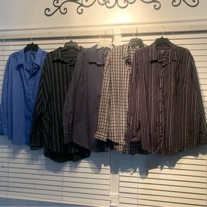 Shirt bundle (5) for one price all XXL TALL casual everyday wear